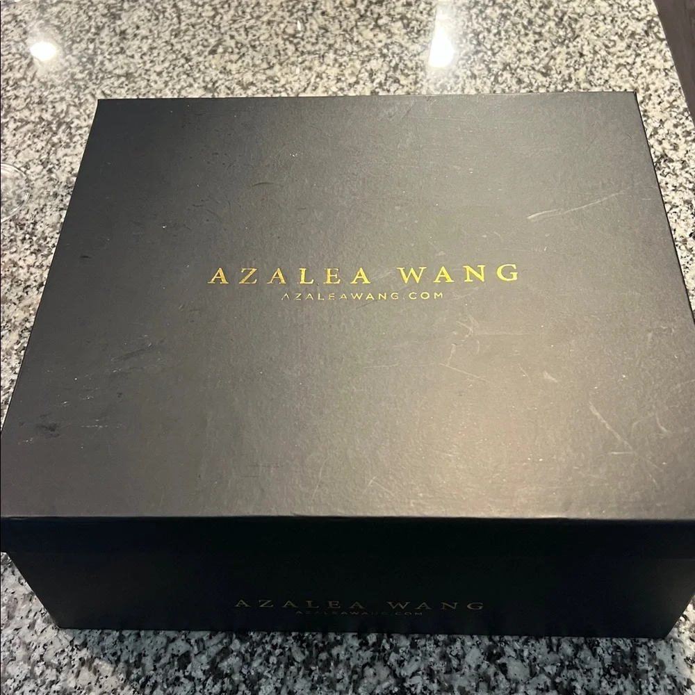 Azalea Wang Brown Croc-Embossed Heeled Boots - Picture 6 of 10